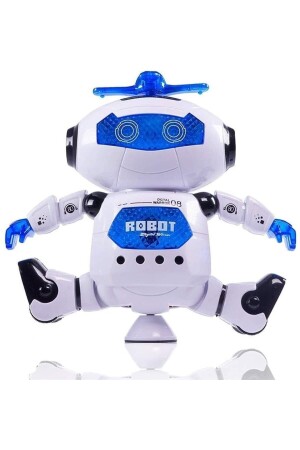 Müzikli Pervaneli 360° Dönebilen Led Aydınlatma Dans Eden Insansı Robot 877786 - 1
