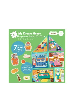 My Dream House: 6 In 1 Puzzle ( 2-3-4-6-8-10 Parça Yapboz) - 1