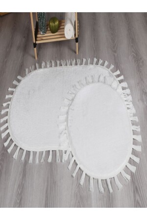 MNZ-My Evilla أزياء ديكوراتية حديثة بلوشة فايفي تاسل محطم الحمام مجموعة tasseloval50x80 - Myevilla