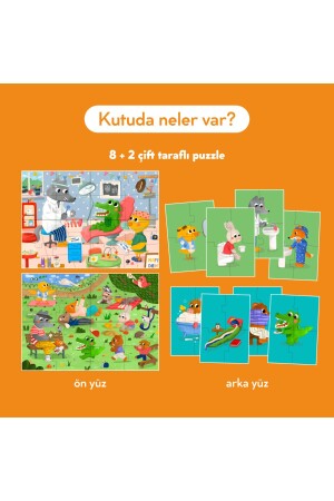 My Self Care Routine : Çift Taraflı 8 - 2 Puzzle - 5