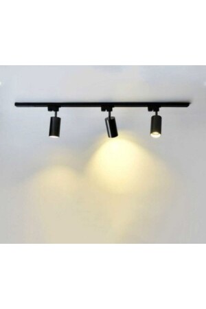 Mylights Black Triple 1 Mt Rail Spot Tageslichtlampe, bewegliche Kronleuchterbeleuchtung MYL002935 - 1