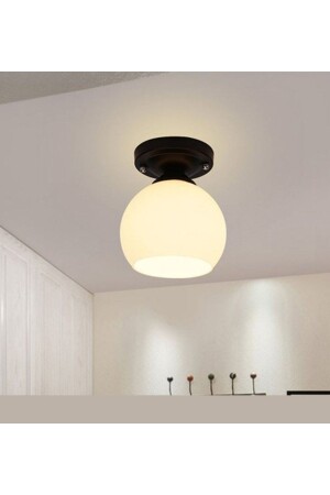 Mylights Modern Spor Opal Camlı Tavan Avize Cap 15 Cm E27 Duylu MYL002891 - demet habek mylights