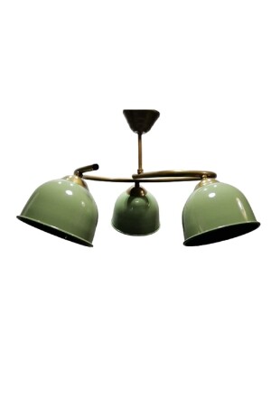 Mylights Triple Khaki Green Metal Kronleuchter Vintage Kronleuchter MYL002906 - 1