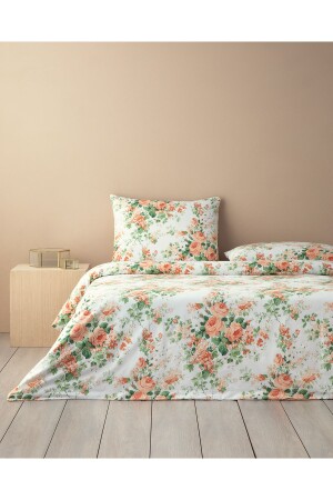 Mystic Rose Doppelbett-Bettbezug-Set, Orange - 1