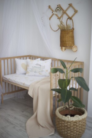 (MZ-OURGANIC MUSLIN PICKLE AND Cotton SATIN) - (موضوع القلب والرصاصة) - arbababy