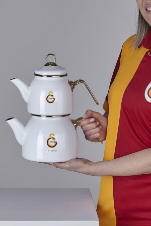 N3469 Galatasaray Lisanslı Arma Logo Çaydanlık - 4