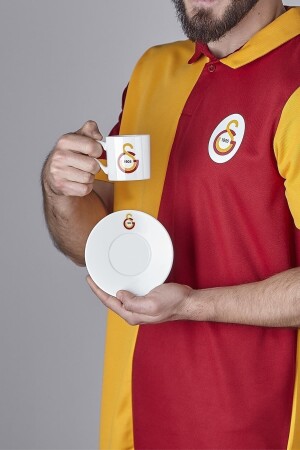 N3520 Galatasaray lizenziertes Arma-Logo-Set mit 2 Kaffeetassen - 4