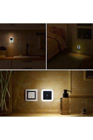 Nachtlicht mit dunklem Sensor, Plug-and-Play-LED-Licht mit gemischten Farben - 5