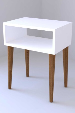 Nachttisch im Retro-Stil – Weiß RMTY0000241 - 3