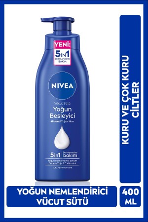 Nährende Körpermilch 400 ml – trockene und sehr trockene Haut – 48-Stunden-Feuchtigkeitscreme – Vitamin E – Mandelöl - 2