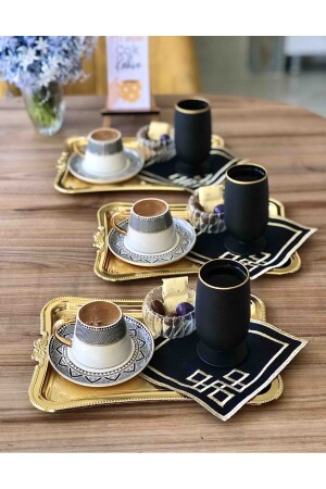 NAKIŞ İŞLEME KOKTEYL PEÇETESİ 1 ADET - Gc Curtain & Fabrics