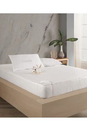 Nan Micro Dört Köşe Lastikli Su Sıvı Geçirmez Yatak Koruyucu Alez Çarşaf I Tek & Çift Kişilik - Fushia