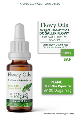 Nane Yağı %100 Doğal Bitkisel Uçucu Yağ Peppermint Oil 10ml - 1