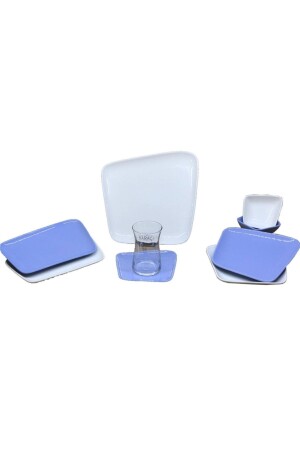 Naomi Blue 26 Parça 6 Kişilik Kahvaltı Takımı - Karaca