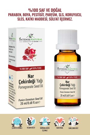 Nar Çekirdeği Yağı Soğuk Sıkım 20 ml %100 Saf Ve Doğal Pomegranate Carrier Oil - 1