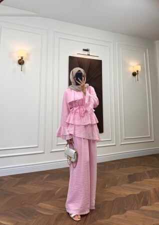Narelle Katmanlı Takım - Pembe - Nuuwears