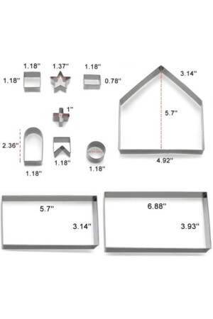 Narkalıp Home Keksform 10 Stück Narkaıp-NRM032 - 3