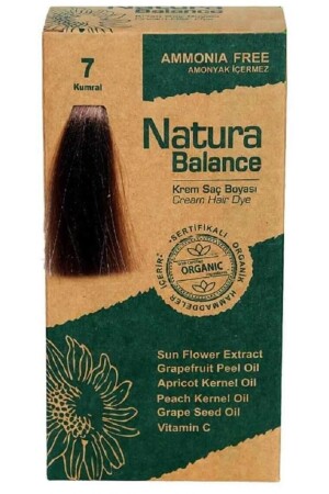 Natura Balance 7 Kumral Organik Krem Saç Boyası NATURABALANCEMK - 1