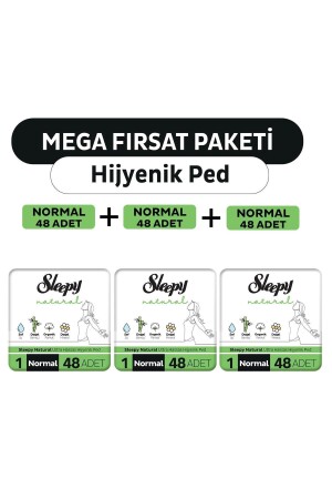 Natural Ultra Sensitive Hygienepad Mega Opportunity Paket Normal 144 Stück - 1