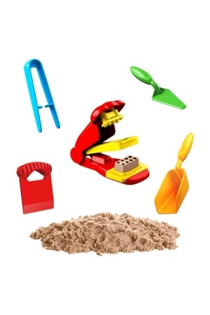 Naturel Kinetik Kum Ev Oyun Kumu Seti 750 Gr. Art Sand Hause Play Sand Set DoğanOyuncakDünyası - 5