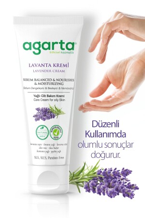 Natürliche Lavendel-Hautpflegecreme 75 ml - 1