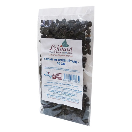 Natürlicher bitterer Blaubeer-Schwarz-50-Gramm-Beutel - 7