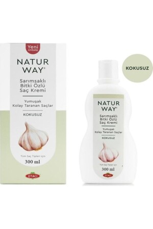 Naturway Sarımsaklı Bitki Özlü Saç Kremi 300 ml - 1