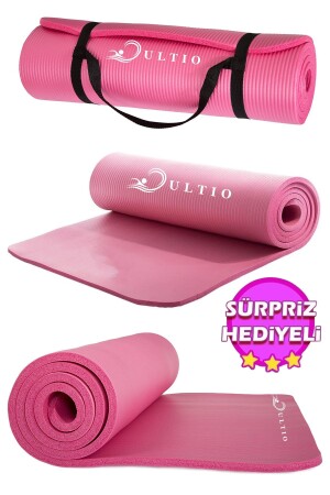 Nbr Pilates-Matte, Yoga-Matte, optionale Campingmatte mit rutschfester Unterseite, 10 mm Tragegurt - 1