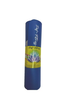 NBR YOGA PILATES MATTE 10 MM (IMPORTIERT) Farbe BLAU - 1