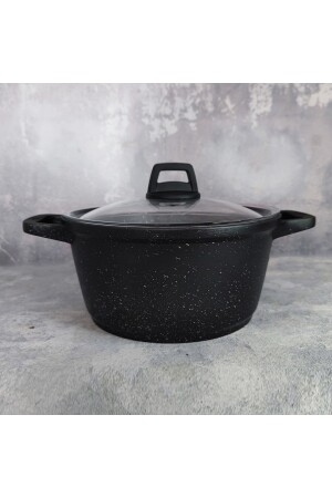 Negro Granit Döküm 28cm Derin Tencere NGR-DKM-28-TNCR - 5