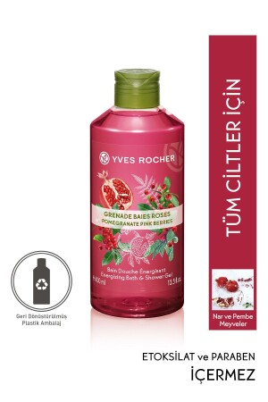 Nemlendirici Duş Jeli - Tatlı Nar Pembe Meyveler - 400ml-7212 PRA-4188787-7449 - 2