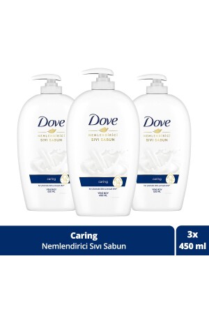 Nemlendirici Sıvı Sabun Caring 1-4 Nemlendirici Krem Etkili 450 ml X3 Adet - 2