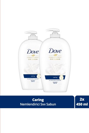 Nemlendirici Sıvı Sabun Caring 1-4 Nemlendirici Krem Etkili 450 ml X2 Adet SET.UNİ.2879 - 1