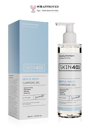 Nemlendirici Tazelik Ve Parlaklık Veren Yüz Temizleme Jeli 200ml Skin401-100 - 1