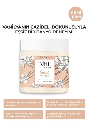 Nemlendirici Ve Arındırıcı Shea Vücut Peelingi - Vanilya Aromalı 300gr - 1