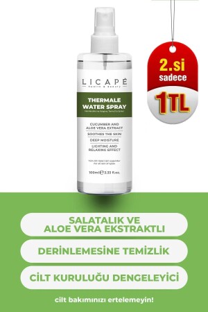 Nemlendirici ve Yatıştırıcı Termal Su Spreyi 100ml licape26 - 1