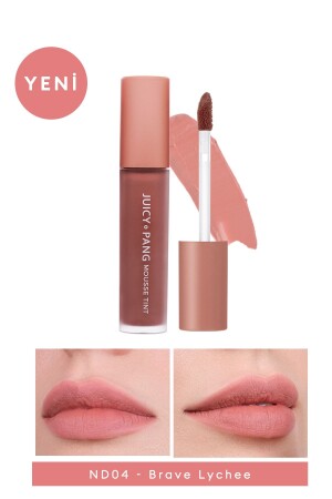 Nemli Ve Pürüzsüz Görünüm Sunan Köpük Tint (nd04) A'pıeu Juicy-pang Mousse Tint Nude - 2