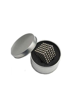 Neodym-Magnetwürfel 5 mm Silber Stressball Magische Magnetkugeln 216 Stück neocup01 - 6