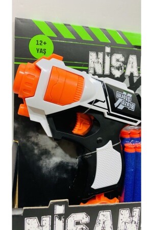 Nerf 2 Li Sünger Mermi Atan Tabanca 41 Adet Mermi Hediyeli Oyuncak Nörf - 4