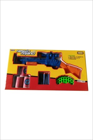 Nerf Tarzı Yumuşak Sünger Mermi Atan Nörf Keskin Nişancı Silah Seti nzm-346 - 4