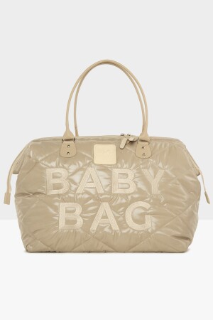 Nerz-Babytasche mit besticktem Puff, aufblasbare Mutter-Baby-Pflegetasche M000006904 - 2
