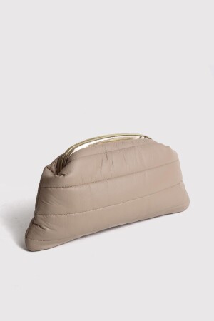 Nerzfarbene aufblasbare Pouf-Clutch für Damen - 4