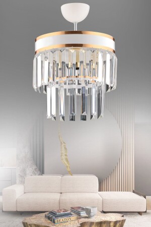 MNZ-Generation واحد أبيض مرتين من الكريستال المعدنية - Kuzey Aydinlatma