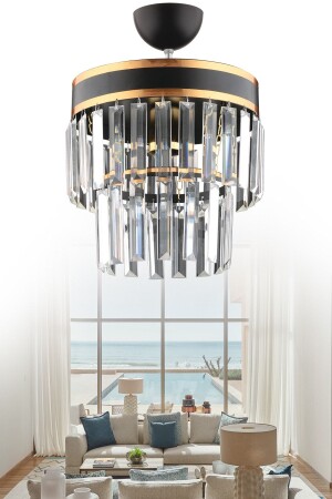 MNZ-Generation Single اثنين من الستور سوداء شمعة حديثة 1026 - KUZEY AYDINLATMA