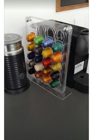 Nespresso-kompatibler stehender Kaffeekapselhalter, Kapsel-Organizer, stehender Halter - 7