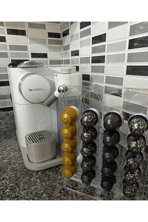 Nespresso Uyumlu Ayaklı Kahve Kapsül Tutucu Kapsül Düzenleyici AYAKLITUTUCU - 5