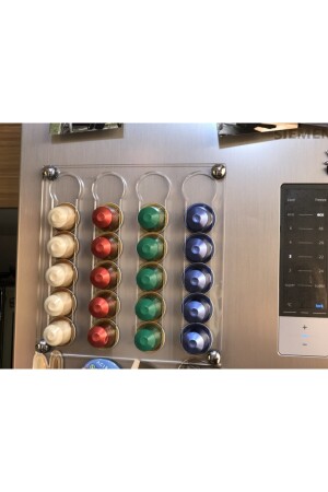 Nespresso Uyumlu - Kahve Kapsül Tutucu - Kutusu - Düzenleyici ILK-7823 - 2