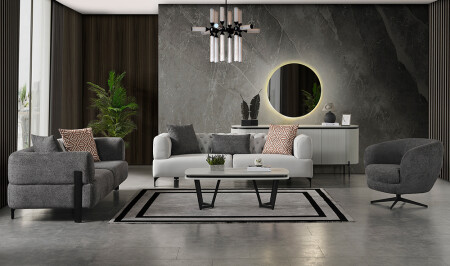 Nesta Yeni Gri Koltuk Takımı - Cadde Yıldız