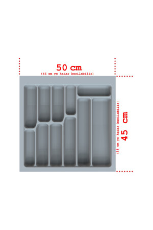 Netaks Schubladen-Besteckhalter 50 x 45, neues Modell, Produkt 1265533511491077 - 4