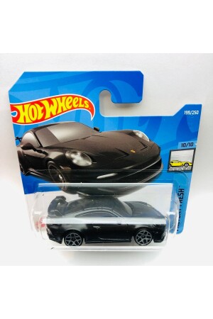 Neu – Neues Porsche 911 Gt3 schwarzes Miniauto im Maßstab 1:64, Marke Hotwheels, 10/10 - 3